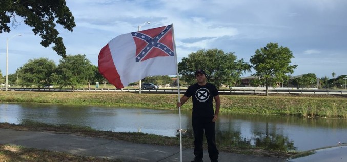 Southern nationalist accosted by police in Miami