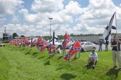 Harrison, Arkansas, flag rally