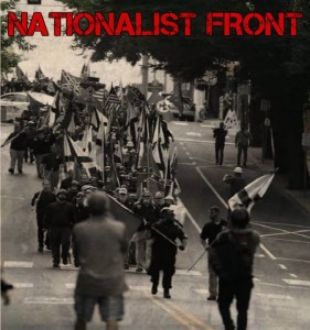 LS Nationalist Front black and white photo Charlottesville Aug 2017